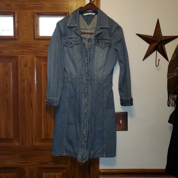 Vintage Tommy Hilfiger Jean Jacket/Duster - Picture 4 of 8